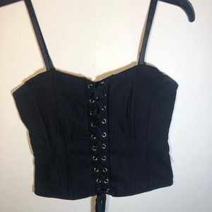 Fashion nova ‘red room corset top’